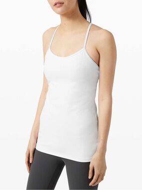 Lululemon Athletica Power Y Tank* Everlux- Size 12